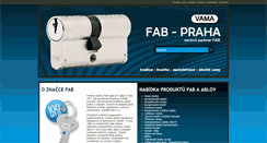 Desktop Screenshot of fab-praha.cz